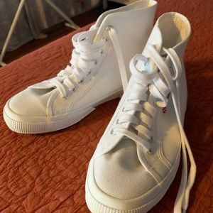 Superga high tops- excellent used condition!